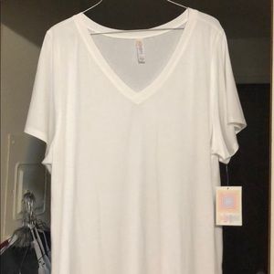 Brand new with tags white 2XL Christy tee